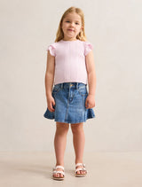 Ava Girls Denim Mini Skirt Forever New