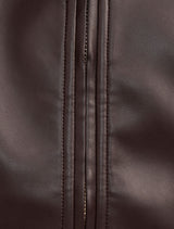 Laura Girls Faux Leather Bomber Jacket Forever New
