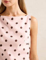 Angelica Boat Neck Mini Dress Forever New