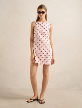 Angelica Boat Neck Mini Dress Forever New