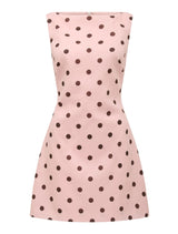 Angelica Boat Neck Mini Dress Forever New