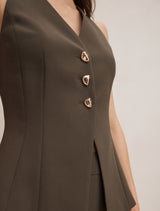 Larissa Long Waistcoat Forever New