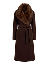 Shelby Faux Fur Collar Coat Forever New