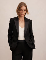 Tasmyn Tux Suit Blazer Black Suit Forever New