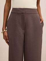 Dani Petite Tailored Straight Leg Pants