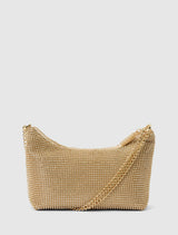 Paloma Curve Clutch 0 Gold Forever New
