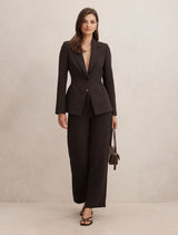 Kiana Waist Tab Detail Blazer Forever New