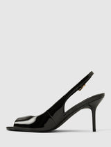 Lana Peep Toe Heeled Slingback Forever New