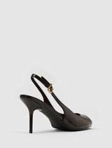 Lana Peep Toe Heeled Slingback Forever New