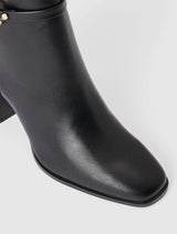 Rosanna Hardware Trim Heeled Ankle Boot Forever New