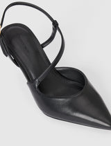 Lisa Asymmetrical Strapping Detail Court Heel Forever New