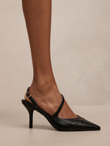 Lisa Asymmetrical Strapping Detail Court Heel Forever New