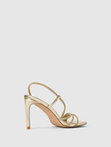 Christine Asymmetrical Diamante Strapping Heel Forever New