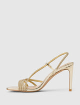 Christine Asymmetrical Diamante Strapping Heel Forever New