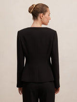 Sloane Collarless Blazer Forever New