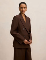 Harper Petite Double Breasted Blazer Forever New