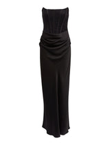 Ivy Lace Corset Drape Maxi Dress Forever New