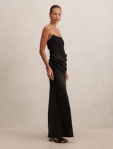 Ivy Lace Corset Drape Maxi Dress Forever New