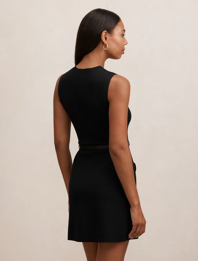 Miley Pocket Detail Knit Dress Black | Forever New Miley Pocket Detail Knit Dress Black | Forever New