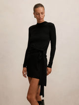 Margot Tie Waist Mini Dress Forever New