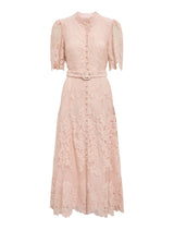 Liberty Flutter Sleeve Lace Midi Dress Forever New