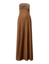 Amina Embellished Satin Maxi Dress Forever New