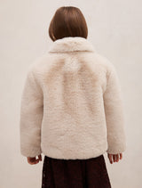 Lola Girls Faux Fur Jacket Forever New
