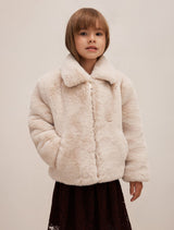 Lola Girls Faux Fur Jacket Forever New