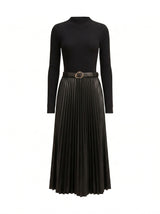 Gianna Pu Pleated Midi Dress