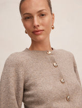Lottie Button Detail Cardigan Forever New
