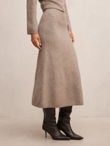 Lottie Knitted Midi Skirt Forever New
