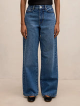 Sky Petite Straight Leg Jeans Mid Wash Forever New