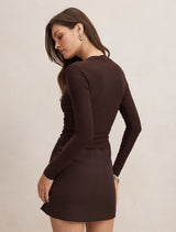 Charlie Long Sleeve Mini Dress Forever New