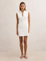 Amity Sleeveless Blazer Dress