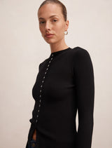 Francis Button Detail Top Forever New