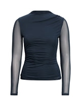 Charlotte High Neck Long Sleeve Top Forever New
