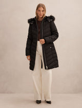 Layla Long Puffer Jacket Forever New