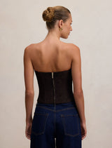 Lara Lace Corset Top Forever New