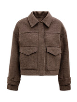 Kaylee Check Cropped Jacket Forever New