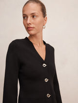 Yasmin Eyelet Detail Knit Cardigan Forever New