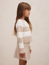 Charlie Girls Stripe Knit Jumper Forever New