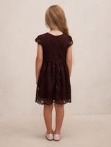 Opal Girls Lace Cap Sleeve Dress Forever New