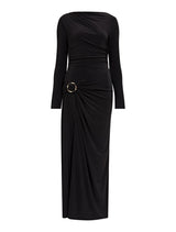 Kingsley Hardware Jersey Midi Dress Forever New