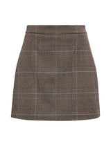 Victoria Check Mini Skirt Forever New