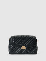 Madeline Medium Quilt Shoulder Bag 0 Black Forever New
