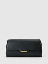 Julia Refined Medium Shoulder Bag 0 Black Forever New