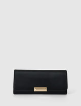Dina Satin Elongated Clutch Forever New