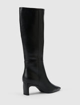 Callie Knee Length Chisel Toe Boot Forever New