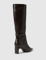 Callie Knee Length Chisel Toe Boot Forever New