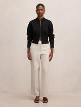 Hanna Petite Zip Knit Jacket Forever New